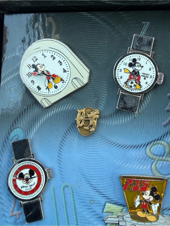 Disney Jewelry - Disney Journey Through Time Mickey Blue and Yellow pin collection